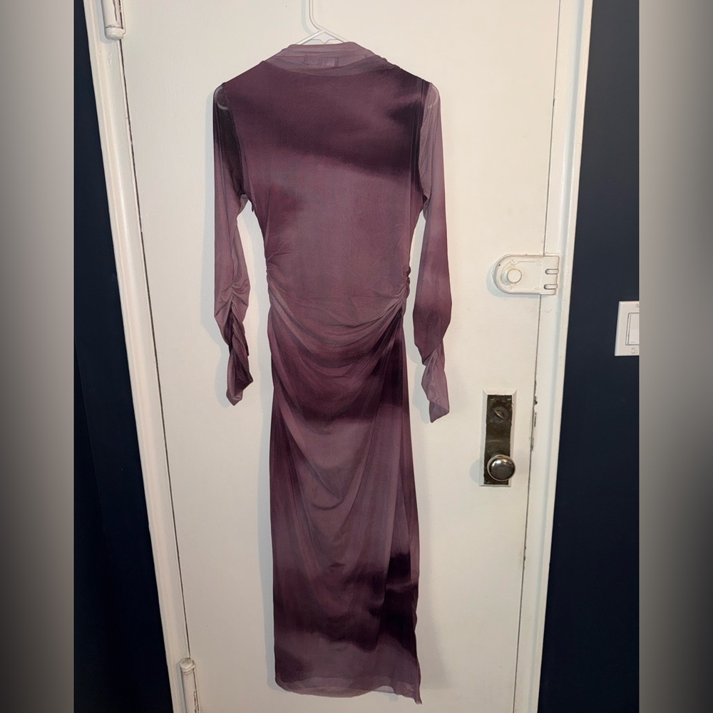 Zara Long Sleeve Dress in Rich Purple